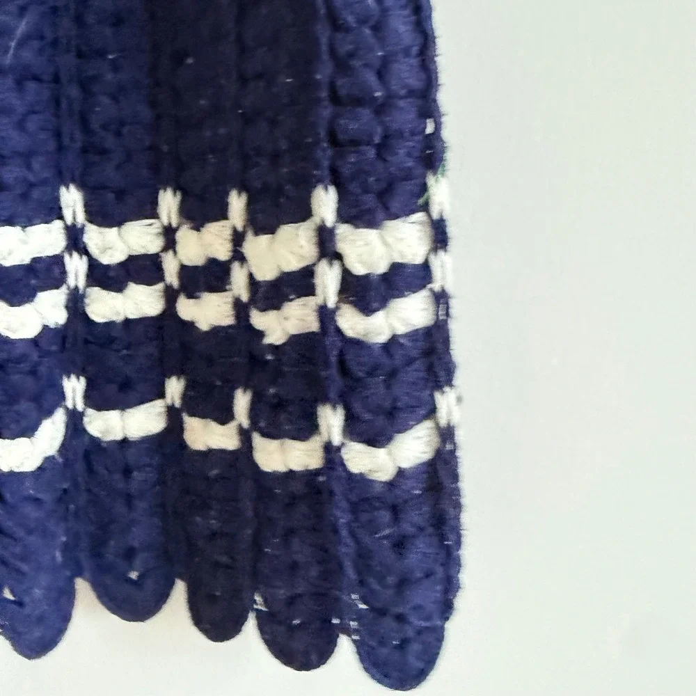 Vintage Handmade Crochet‎ Knit Dress